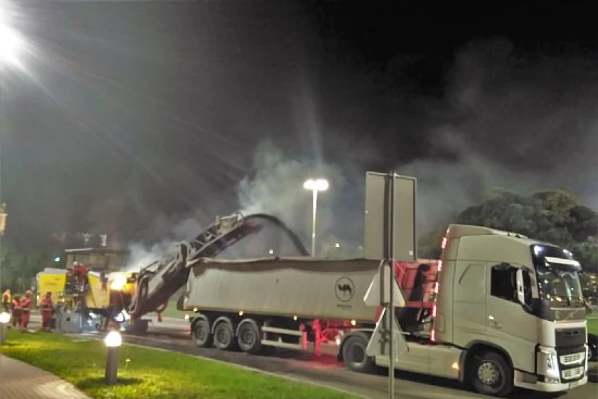 Prace drogowe na ul. Anieli Krzywoń