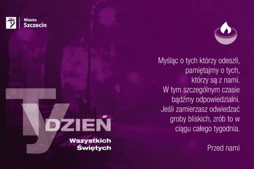 Ponawiamy apel o wcześniejsze odwiedzanie grobów zmarłych, niepozostawianie tego na dzień Wszystkich Świętych. Ponawiamy apel o wcześniejsze odwiedzanie grobów zmarłych, niepozostawianie tego na dzień Wszystkich Świętych.