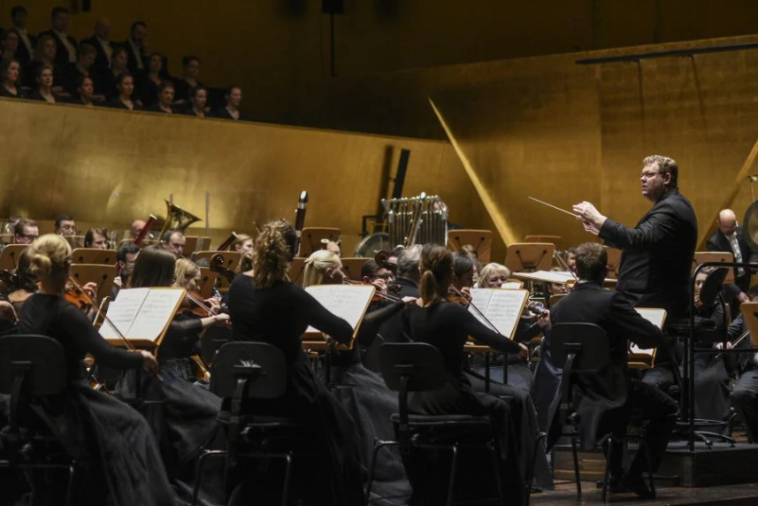 Rune Bergmann dyryguje OSFS. Fot  Kamila Kozioł