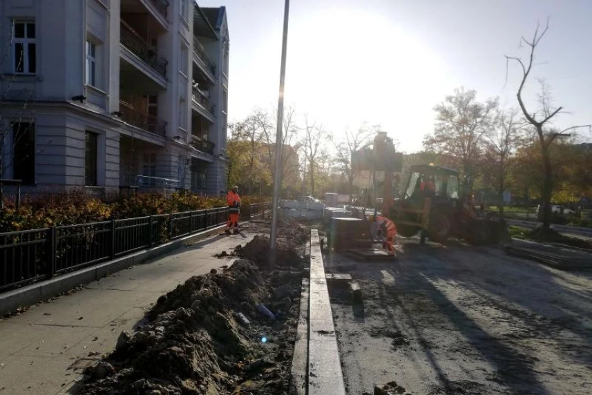 Fast ein halbes Jahr Umbau an der Straße al. Jana Pawła II