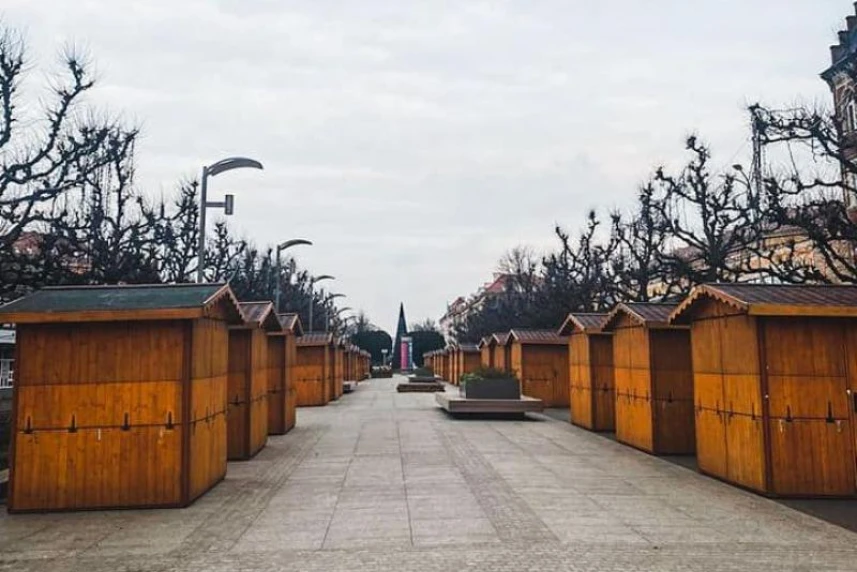 Preparations for the Szczecin Christmas Market