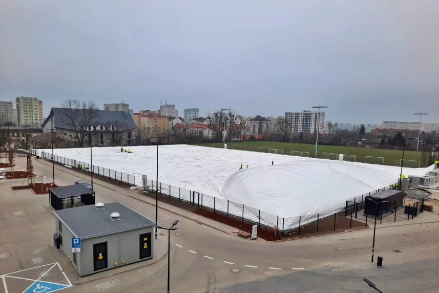 Hala pneumatyczna fot. Szczecińskie Inwestycje Miejskie