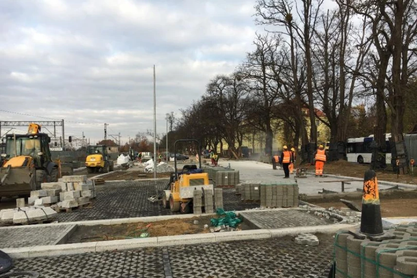 Works at the Podjuchy Interchange