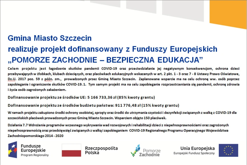 POMORZE ZACHODNIE – BEZPIECZNA EDUKACJA POMORZE ZACHODNIE – BEZPIECZNA EDUKACJA