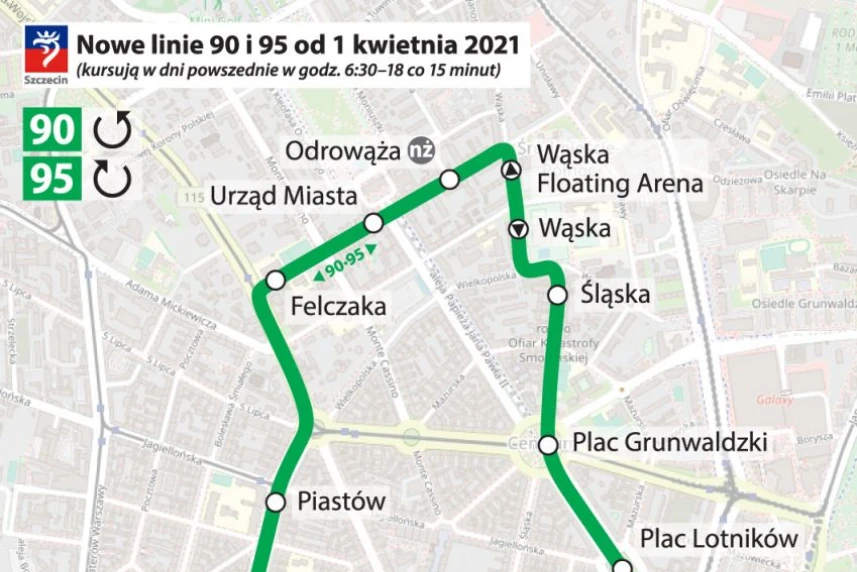 Nowe linie autobusowe w strefie Nowe linie autobusowe w strefie