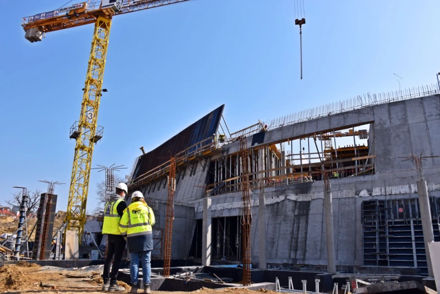 Budowa Fabryki Wody - kwiecień 2021 Budowa Fabryki Wody - kwiecień 2021