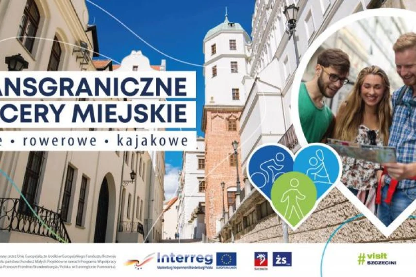 Подорожуйте Щеціном пішки, на байдарках або на велосипеді