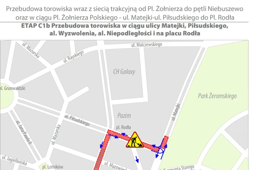 Otwarcie ulicy Matejki w najbliższą niedzielę