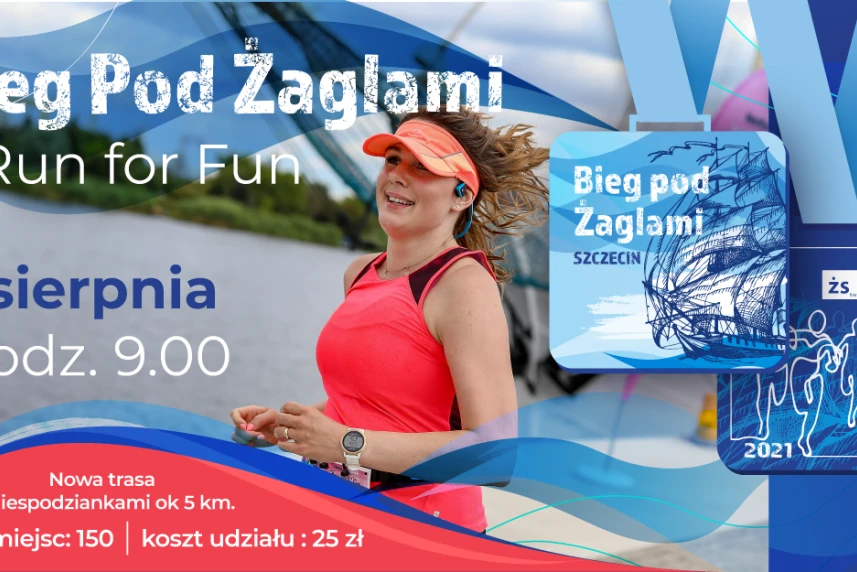 Przebieżka w czasie zlotu żaglowców. Zapraszamy na Bieg pod Żaglami! Przebieżka w czasie zlotu żaglowców. Zapraszamy na Bieg pod Żaglami!