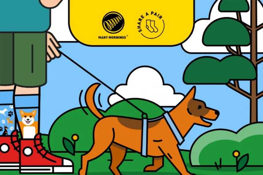 Lustige Socken im Tausch gegen einen Spaziergang mit einem Hund Lustige Socken im Tausch gegen einen Spaziergang mit einem Hund