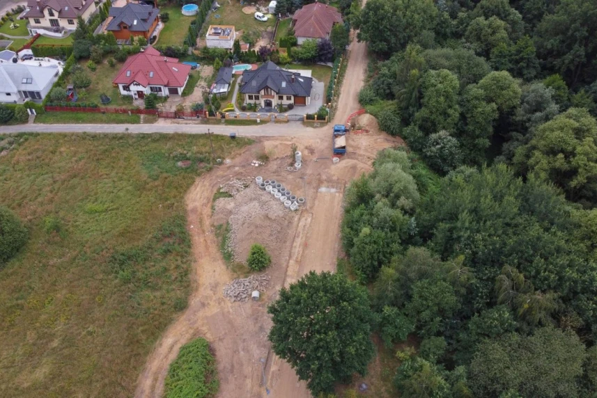Zmienia się ulica Łomżyńska Zmienia się ulica Łomżyńska