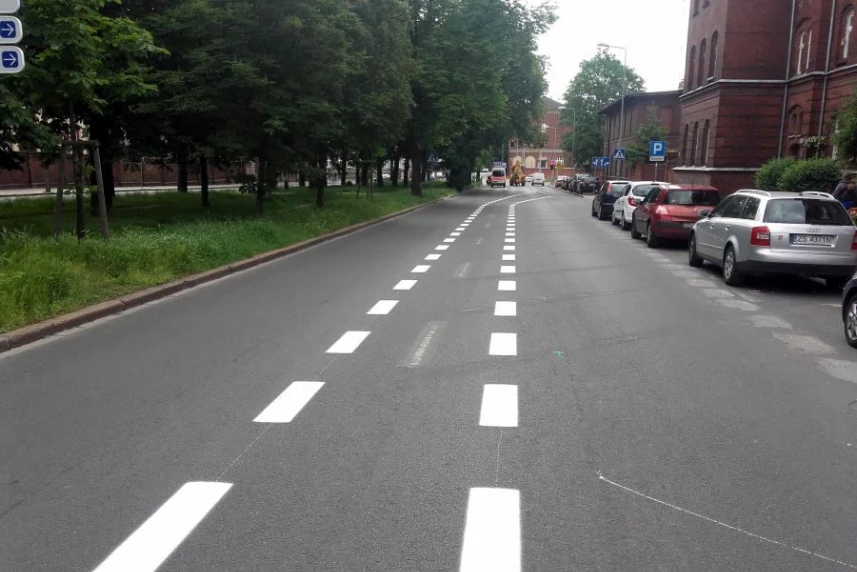 Narutowicza przyjazna rowerzystom