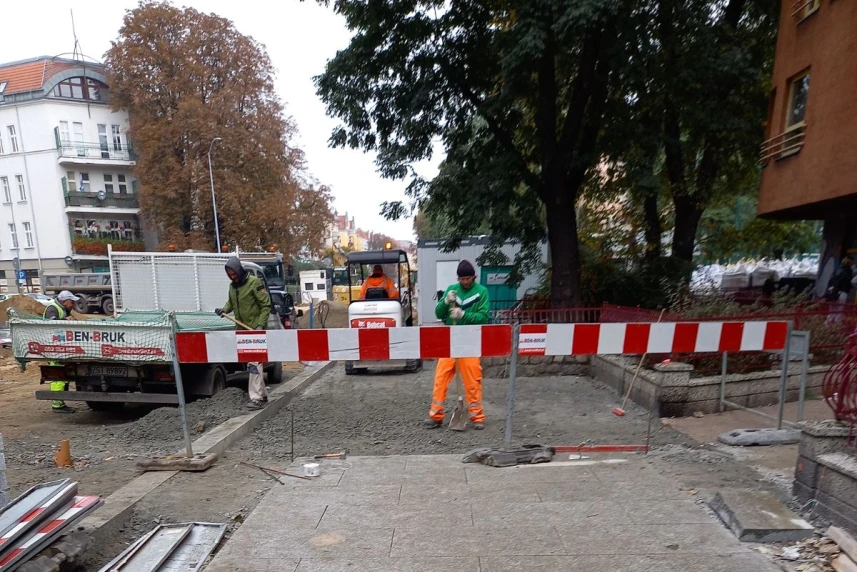 Szczecin: Postęp prac na ulicy Bolesława Śmiałego