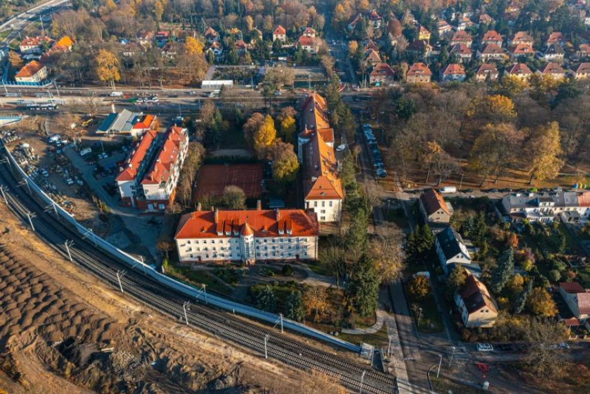 Die ul. Zaleskiego kann passiert werden