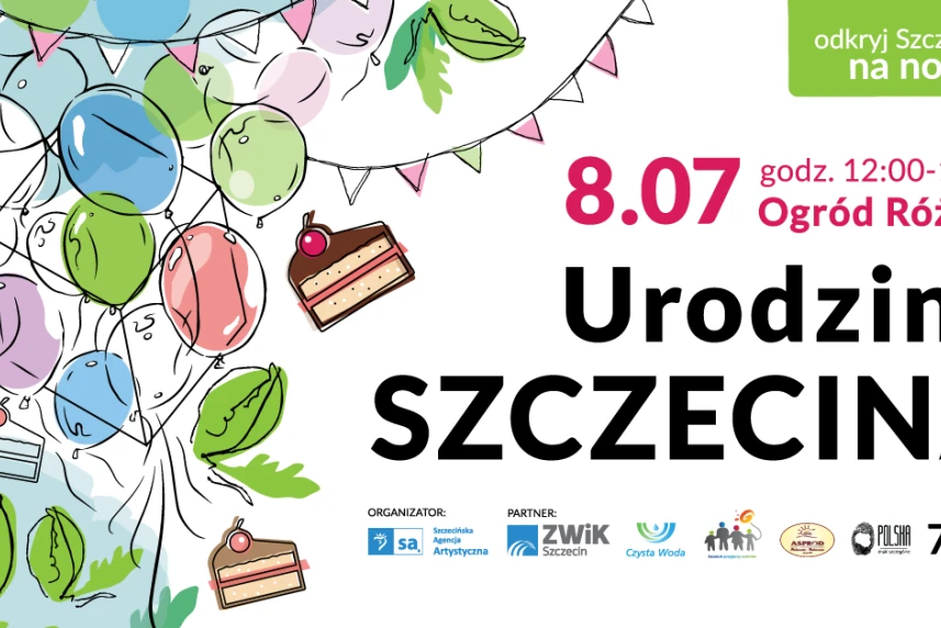Baw się razem z nami! Wkrótce 72. urodziny Szczecina.