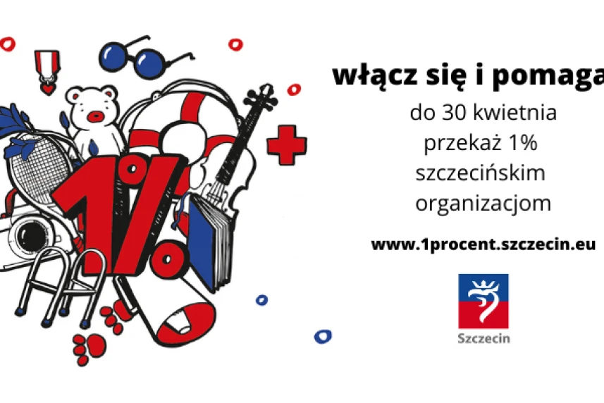 Zostaw swój 1% w Szczecinie! Rozlicz bezpłatnie PIT i Wspieraj Lokalnie
