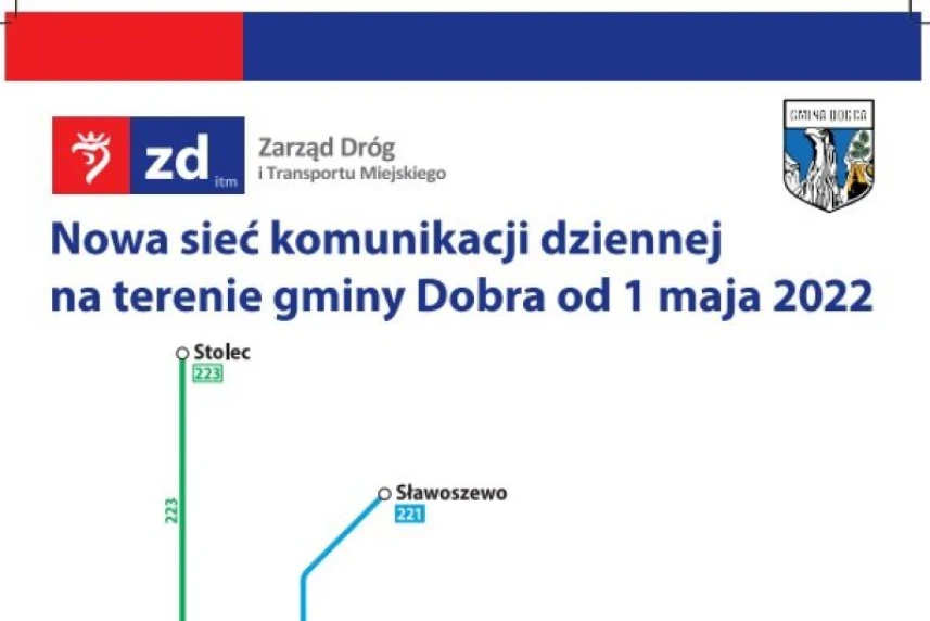 Significant changes in municipal transport in the Dobra Commune