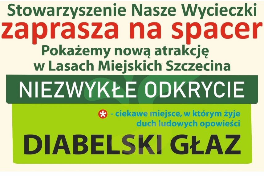 Niezwykłe odkrycie w Lasach Miejskich Szczecina: "Diabelski Głaz" z lokalnych legend