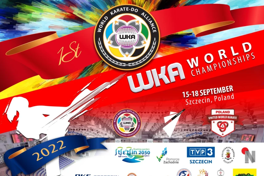 Tydzień do rozpoczęcia walk na Mistrzostwach Świata w Karate WKA - Szczecin 2022