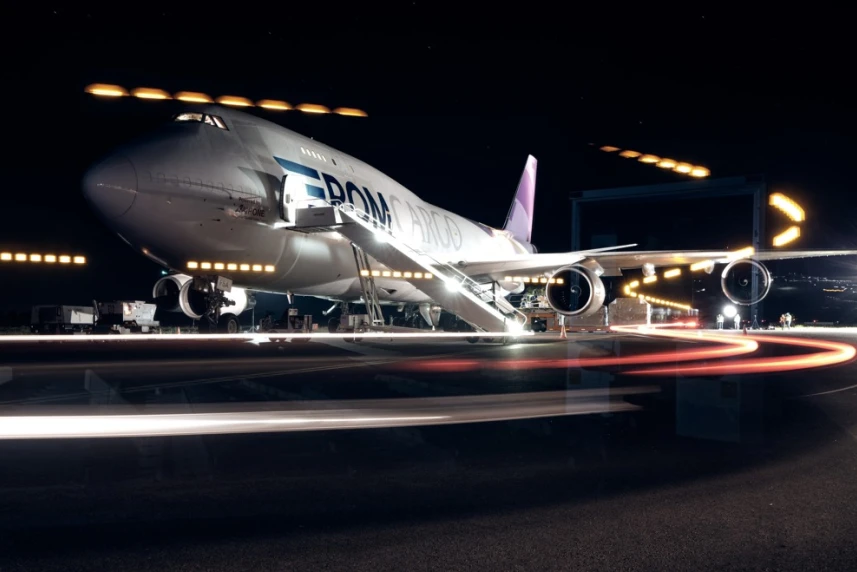 Jeden z największych samolotów cargo na świecie ląduje w porcie lotniczym Szczecin-Goleniów