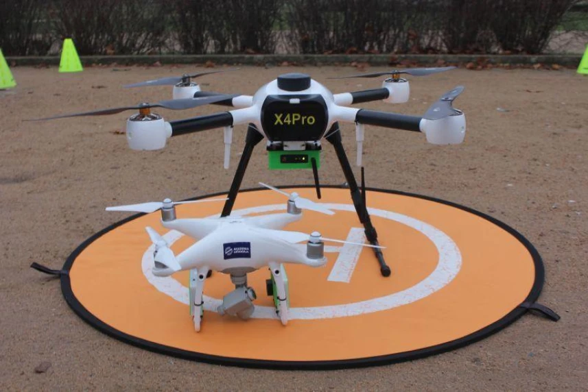 Drohne zur Erfassung von Umweltverschmutzern