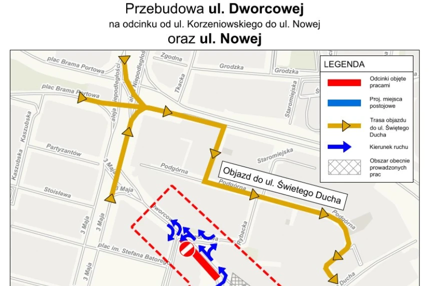 Torowa rewolucja. Zmiany na ulicy Dworcowej w Szczecinie