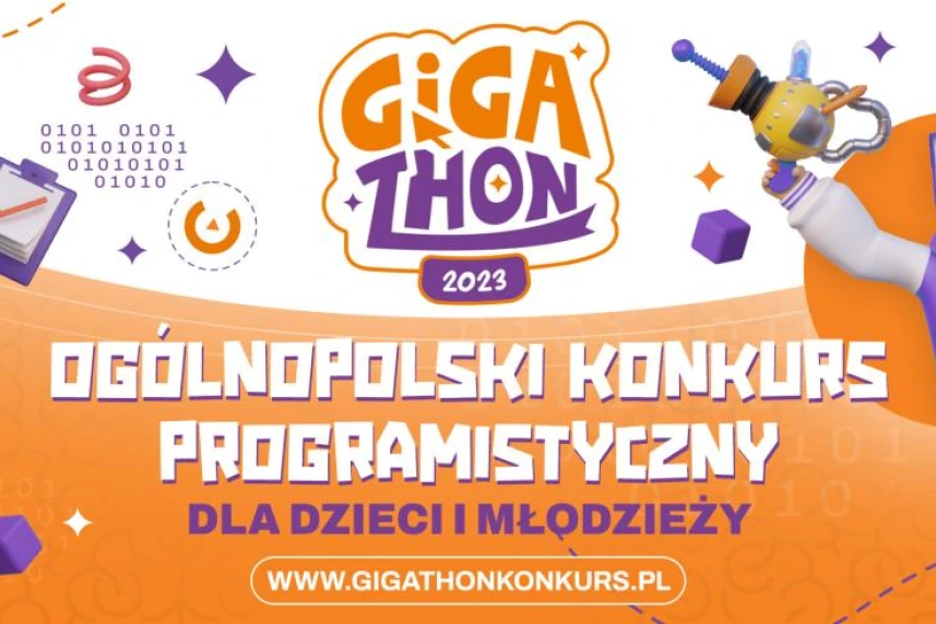 Rusza Gigathon - Ogólnopolski Konkurs Programistyczny dla dzieci i młodzieży z nagrodami o wartości ponad 60 tys. złotych!