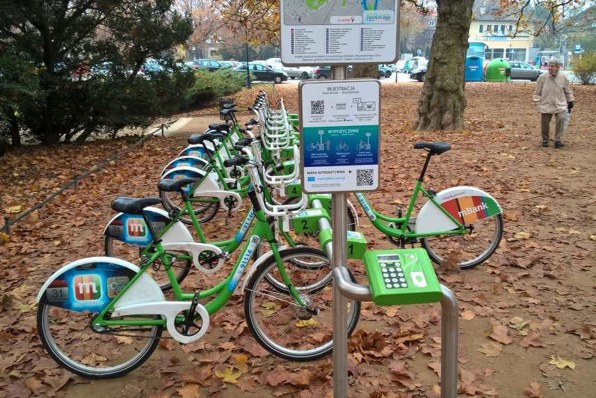 Plac Rodła – PZU najpopularniejszą stacją Bike_S w październiku
