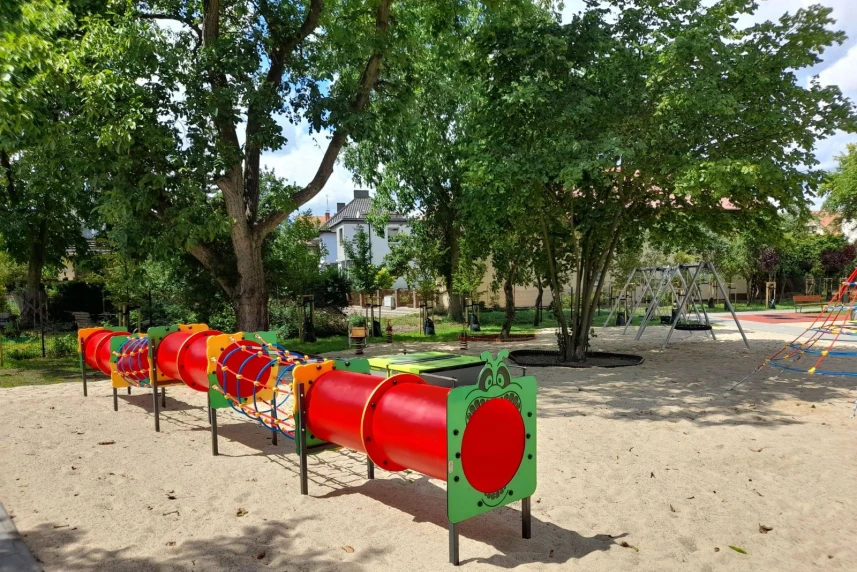 Nowy plac zabaw na Gumieńcach