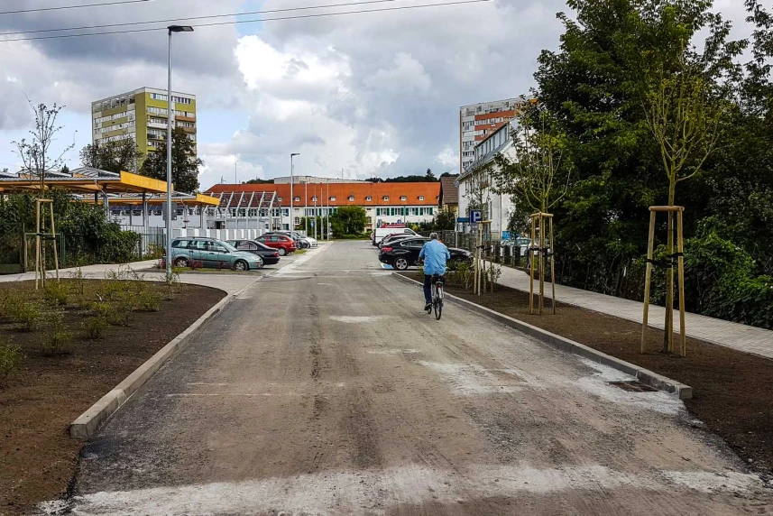 Ulica Harcerzy jak nowa