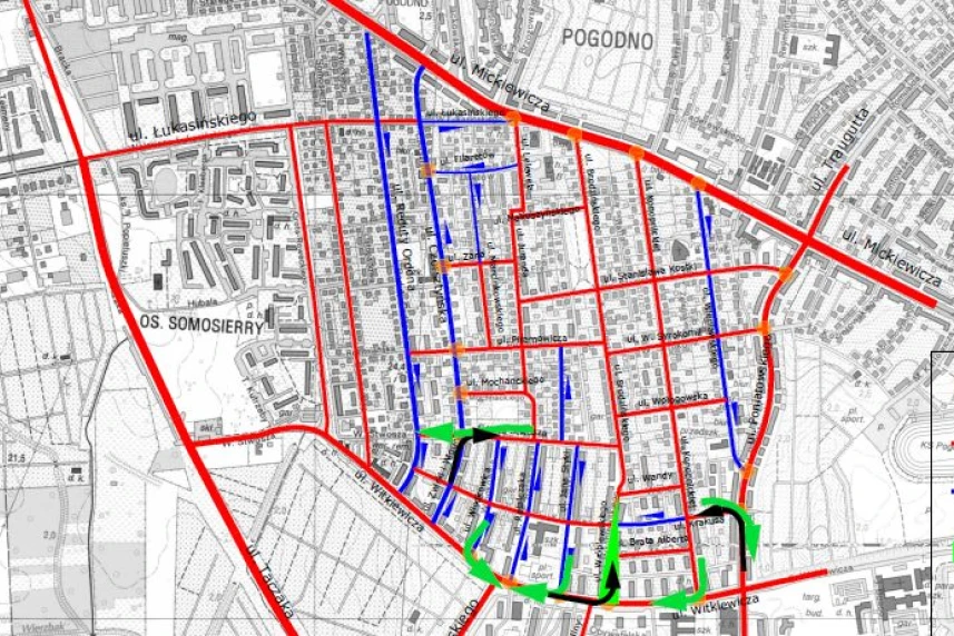 Od stycznia ulicą Wróblewskiego tylko w jedną stronę