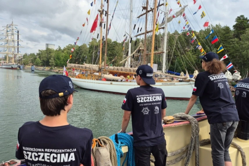 Młodzieżowa Reprezentacja Szczecina na Regaty The Tall Ships Races 2024