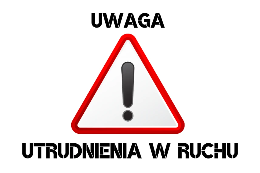 Uwaga, w niedzielę utrudnienia w ruchu drogowym