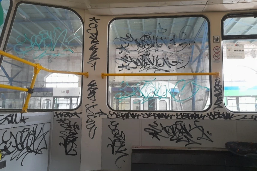 Szczecin: Tramwajowi graficiarze w natarciu Szczecin: Tramwajowi graficiarze w natarciu