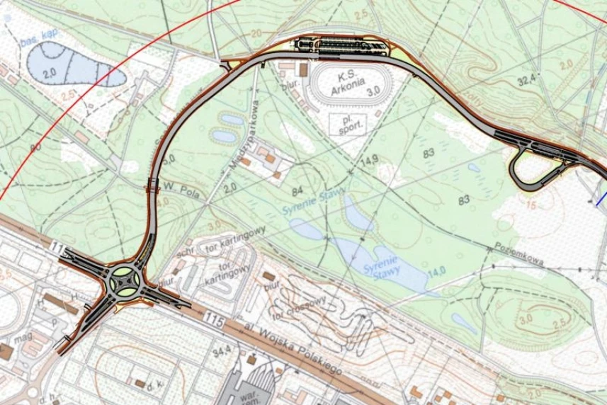 Przebudowa ul. Arkońskiej – kolejne zmiany w org. ruchu