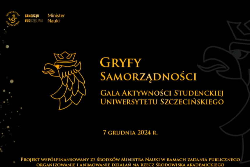 V edycja Gali Aktywności Studenckiej Gryfy Samorządności już 7 grudnia!