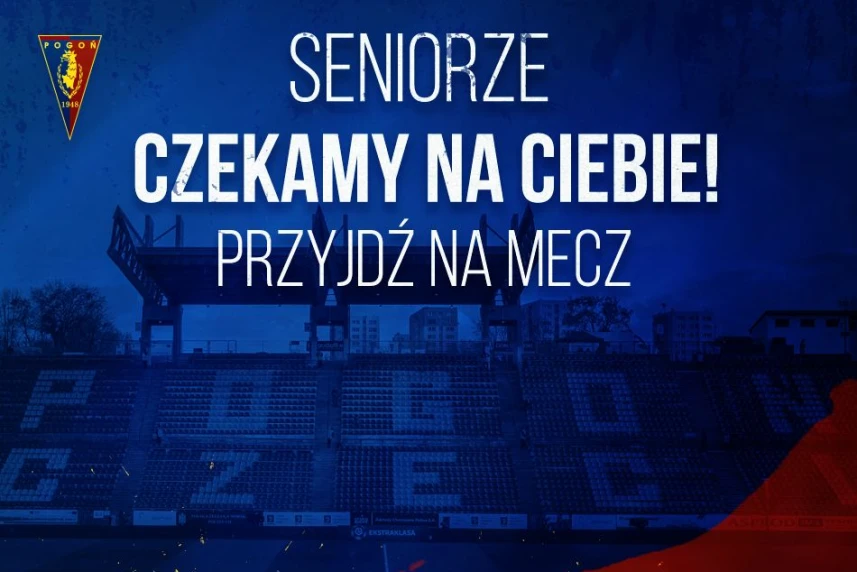 Pogoń zaprasza seniorów na stadion
