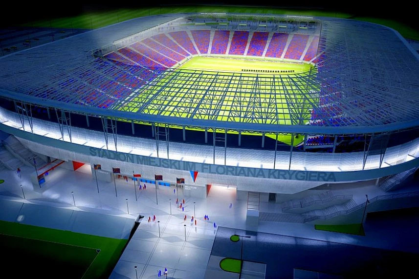 Stadion miejski - wizualizacja