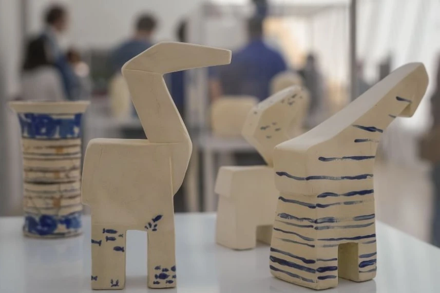 Ceramiczne Dźwigozary promują Szczecin w Greifswaldzie.