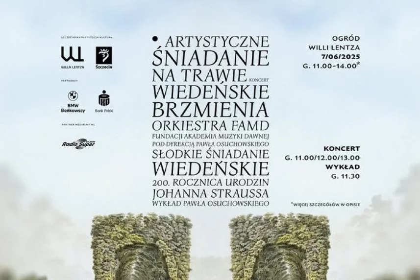 Artystyczne śniadanie na trawie w Willi Lentza Artystyczne śniadanie na trawie w Willi Lentza
