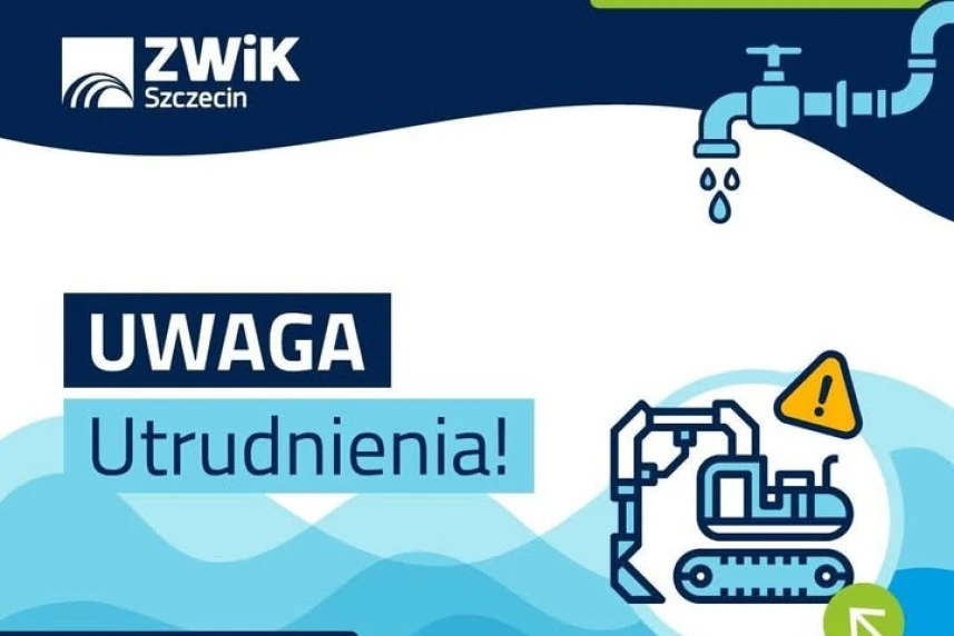 Uwaga! Kontrolowany zrzut wody po awarii Uwaga! Kontrolowany zrzut wody po awarii