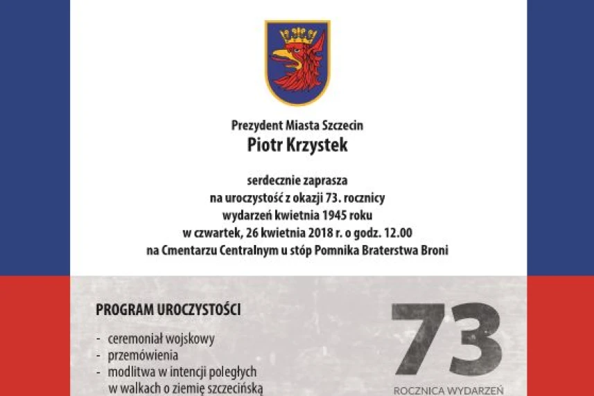 73. rocznica wydarzeń kwietnia 1945 73. rocznica wydarzeń kwietnia 1945