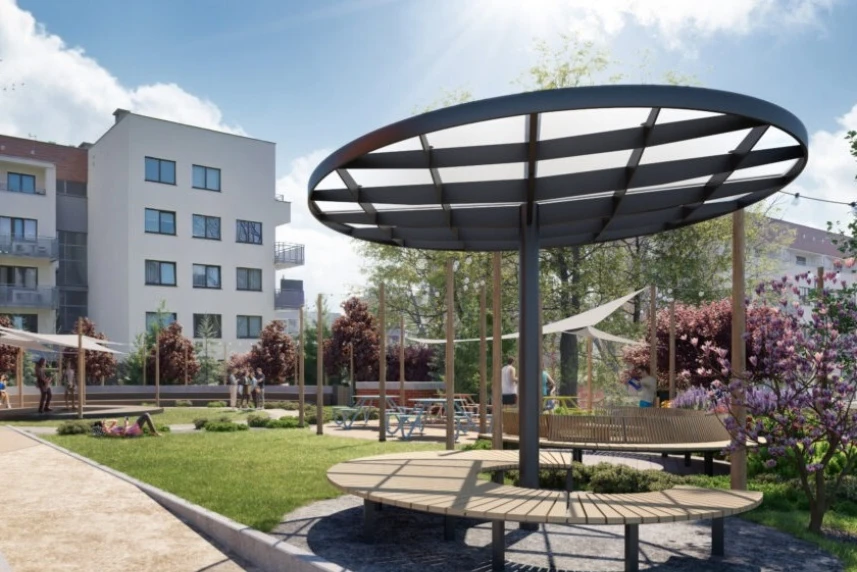 Ogród relaksu w centrum Szczecina Ogród relaksu w centrum Szczecina