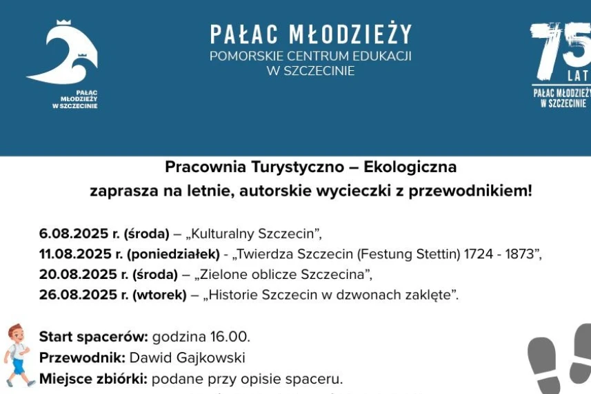 Pałac Młodzieży zaprasza na spacery z przewodnikiem Pałac Młodzieży zaprasza na spacery z przewodnikiem