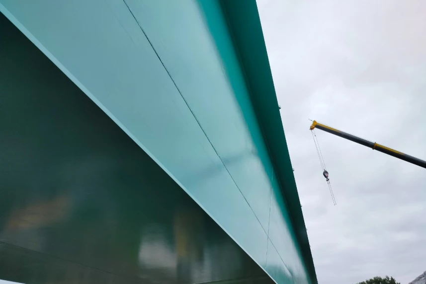 Elementy mostu wykonywane w Szczecinie trafią aż za koło podbiegunowe Elementy mostu wykonywane w Szczecinie trafią aż za koło podbiegunowe