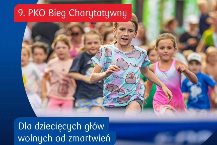 PKO - 9 Bieg charytatywny. Grafika ilustracyjna