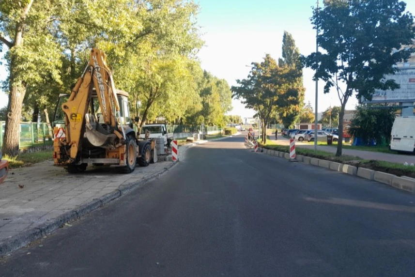 Prace drogowe na ul. Jasnej