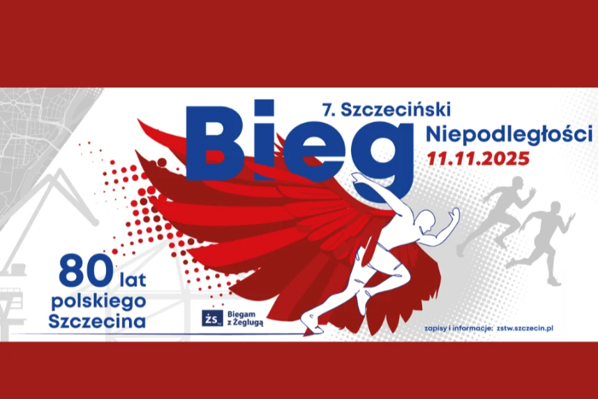 7. Szczeciński Bieg Niepodległości. Grafika informacyjna