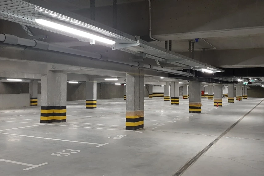 Płatny parking podziemny przy ul. Małkowskiego 10 Płatny parking podziemny przy ul. Małkowskiego 10