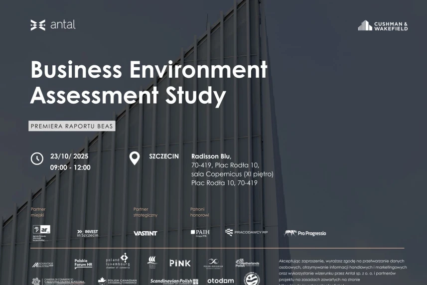 Zaproszenie na wydarzenie Business Environment Assessment Study Zaproszenie na wydarzenie Business Environment Assessment Study